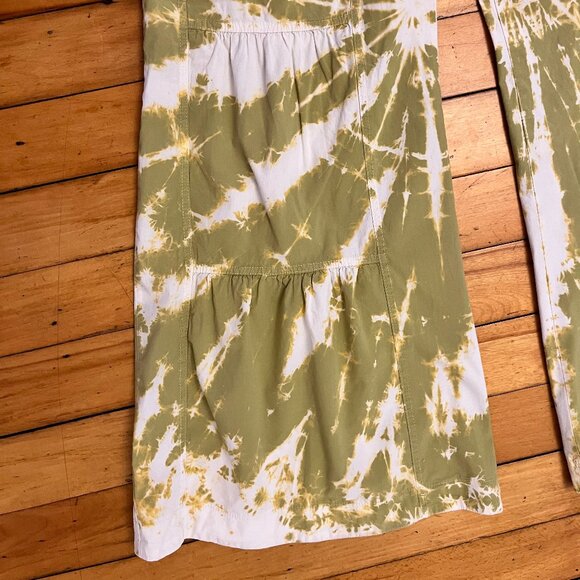 Wearables Boho Festival Tie-dyed Tiered Wide Leg Pants, Size Medium - Picture 5 of 11
